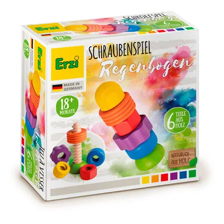 Erzi screw game rainbow
