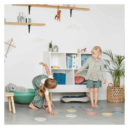 Gonge coordination set nordic, 7 pcs mini top play tops, activity rings