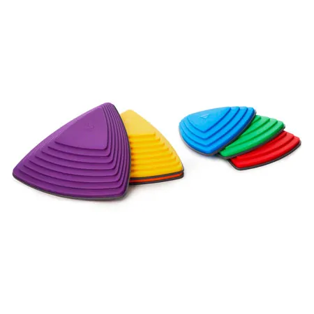 Gonge coordination set,19 pcs river stones, balance way, activity rings