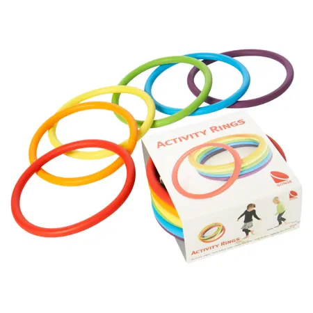 Gonge coordination set, 7 pcs carousel play top + activity rings