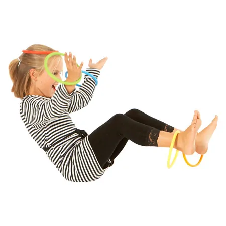 Gonge coordination set, 7 pcs carousel play top + activity rings