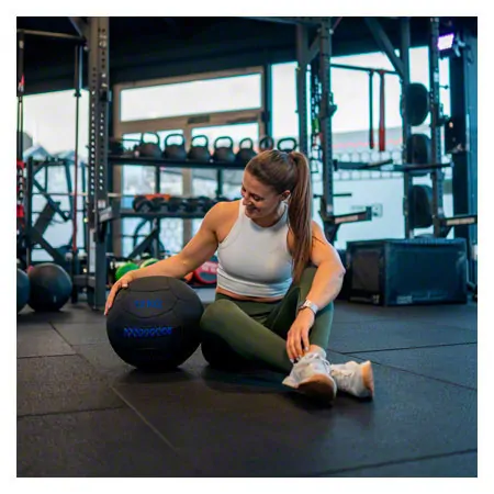 Sport-Tec Wall Ball Robusta, 35 cm, 12 kg, blue
