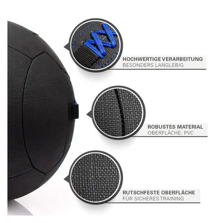 Sport-Tec Wall-Ball-Set Robusta, 3-15 kg, 5 pcs.