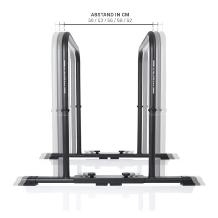 Sport-Tec dip bars incl. connectors, L x W x H 80 x 50 x 90 cm