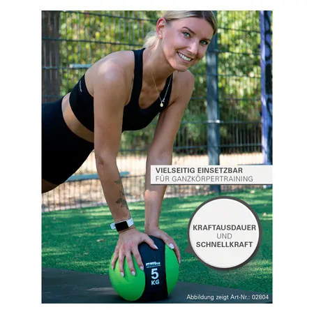 Sport-Tec medicine ball  19 cm, 1 kg, pink