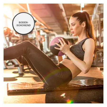 Sport-Tec medicine ball  19 cm, 1 kg, pink