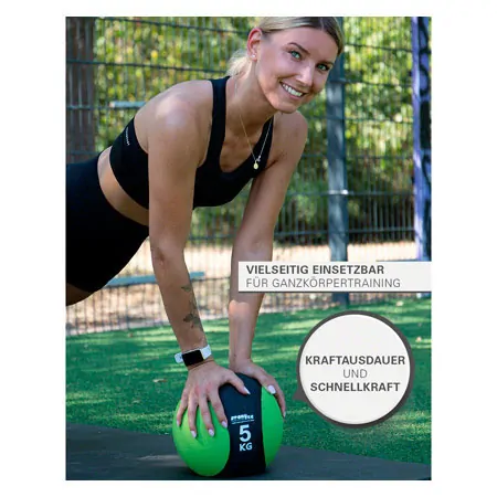 Sport-Tec medicine ball  19 cm, 2 kg, yellow