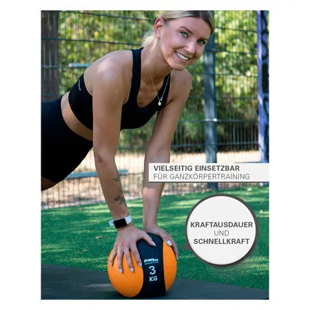 Sport-Tec medicine ball  23 cm, 3 kg, orange