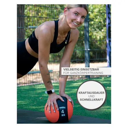 Sport-Tec medicine ball  23 cm, 4 kg, red