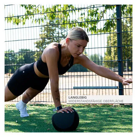 Sport-Tec medicine ball  28 cm, 10 kg, black
