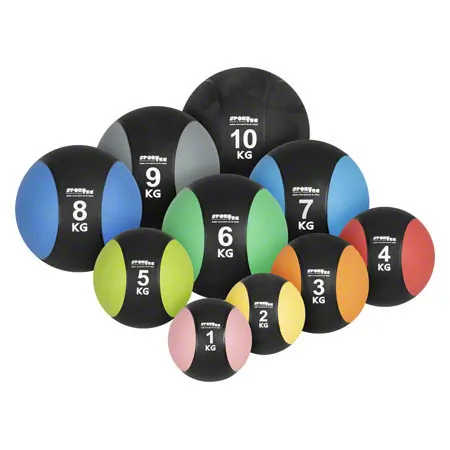 Sport-Tec medicine ball set 11 pcs., 1-10 kg incl. stand