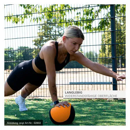 Sport-Tec medicine ball set 11 pcs., 1-10 kg incl. stand