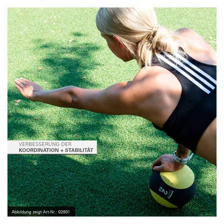 Sport-Tec medicine ball set 11 pcs., 1-10 kg incl. stand