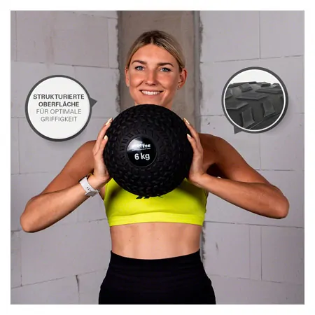 Sport-Tec slamball set 11 pcs, 2-30 kg incl. stand