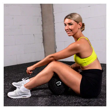 Sport-Tec slamball set 11 pcs, 2-30 kg incl. stand