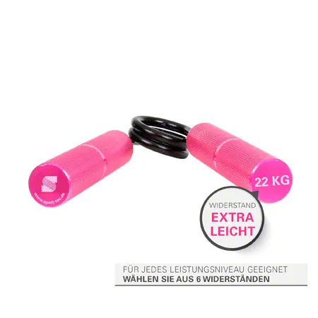 Sport-Tec Hand Trainer, 50 lbs / 22 kg, pink