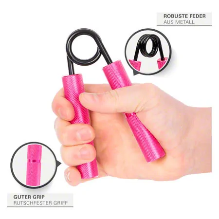 Sport-Tec Hand Trainer, 50 lbs / 22 kg, pink