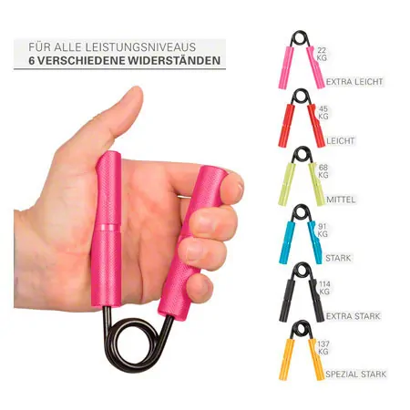 Sport-Tec Hand Trainer, 50 lbs / 22 kg, pink