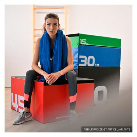 Sport-Tec Jumping Trainer Soft Plyo Box, 15 cm, stackable, green