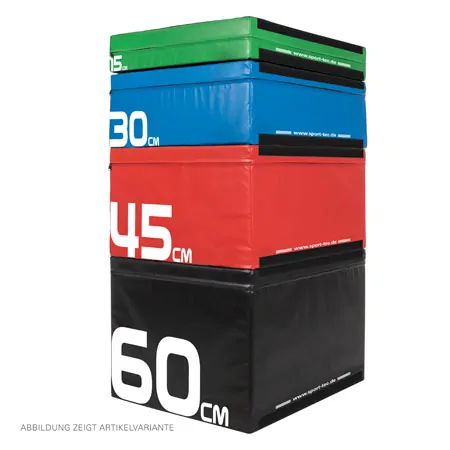 Sport-Tec Jumping Trainer Soft Plyo Box, 15 cm, stackable, green