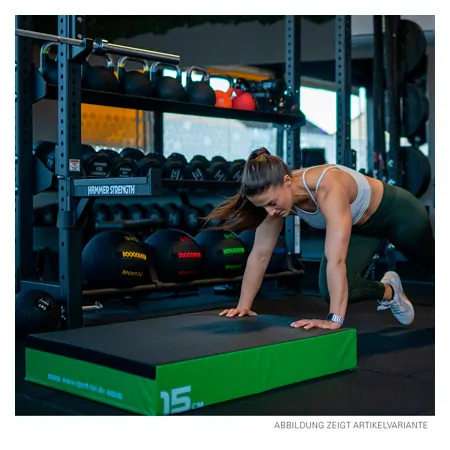 Sport-Tec Jumping Trainer Soft Plyo Box, 60 cm, stackable, black