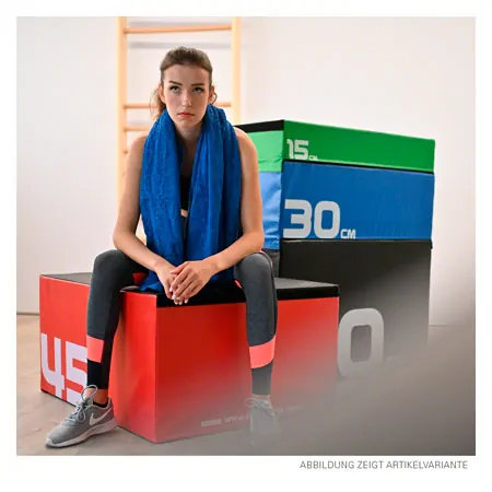 Sport-Tec Jumping Trainer Soft Plyo Box, 60 cm, stackable, black