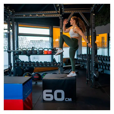 Sport-Tec Jumping Trainer Soft Plyo Box Set, 4 pcs, stackable, 15-60 cm