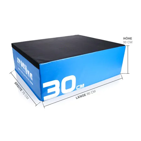 Sport-Tec Jumping Trainer Soft Plyo Box Set, 4 pcs, stackable, 15-60 cm