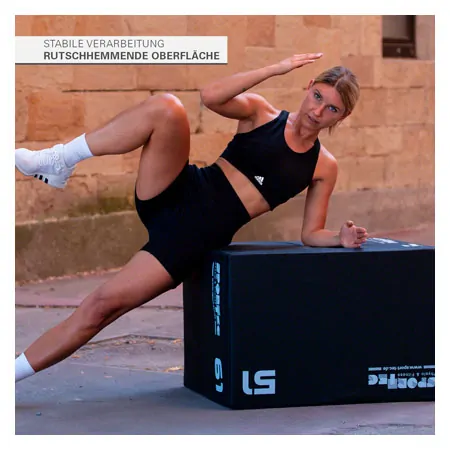 Sport-Tec Jumping Trainer 3-in-1 Soft Plyo Box, 76x61x51 cm