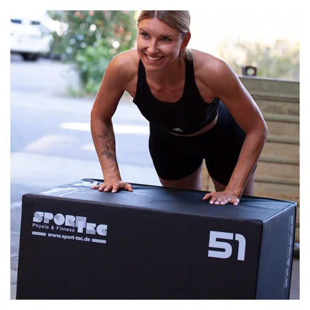 Sport-Tec Jumping Trainer 3-in-1 Soft Plyo Box, 76x61x51 cm