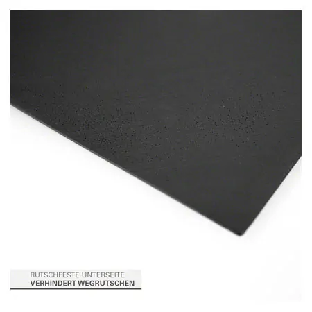 Sport-Tec anti-tiredness mat, 2 modules  90 cm, 180x65x1,3 cm, black