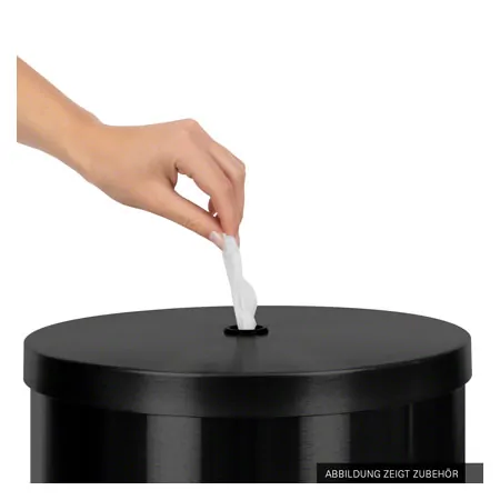 Sport-Tec disinfectant wipe dispenser, stainless steel black incl. 400 wipes