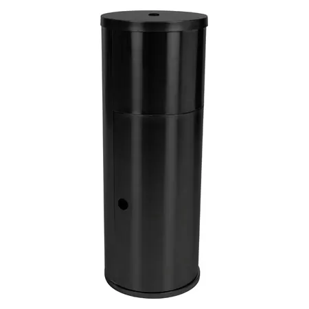 Sport-Tec disinfectant wipe dispenser, stainless steel black incl. 400 wipes