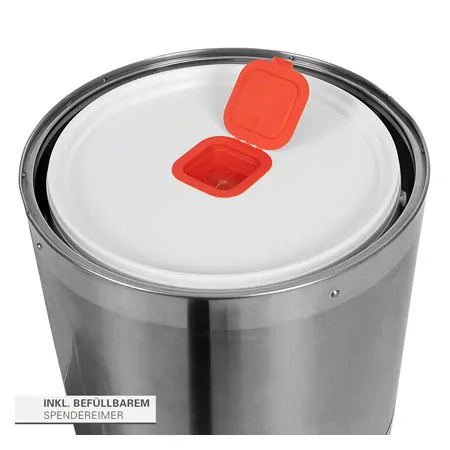 Sport-Tec disinfection wipes dispenser, stainless steel incl. 400 wipes