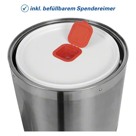 Sport-Tec disinfection wipes dispenser, stainless steel incl. 400 wipes