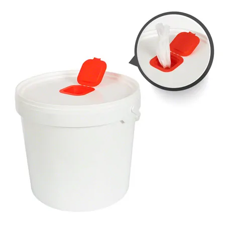 Plastic dispenser bucket incl. 800 disinfectant wipes