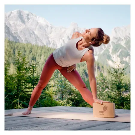 AIREX Pilates and Yoga mat ECO Cork, LxWxH 180x61x0,4 cm, cork