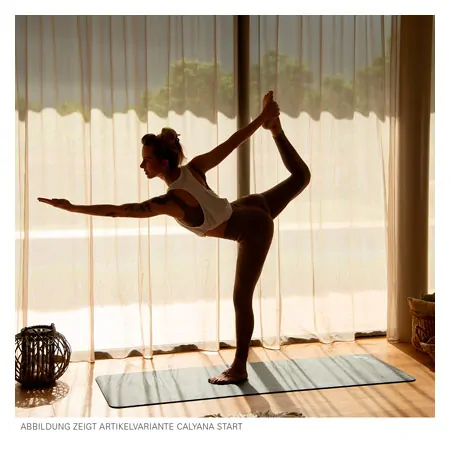 AIREX Yoga mat Calyana Start Studio, incl. eyelets, LxWxH 185x65x0,5 cm