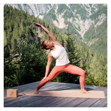 AIREX yoga block ECO made of cork, 22,5x15x7,4 cm