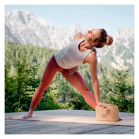 AIREX yoga block ECO made of cork, 22,5x15x7,4 cm