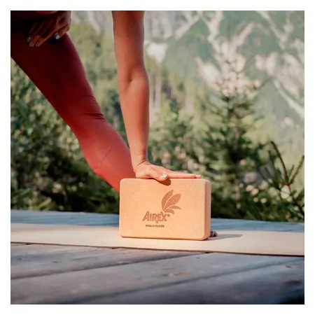 AIREX yoga block ECO made of cork, 22,5x15x7,4 cm