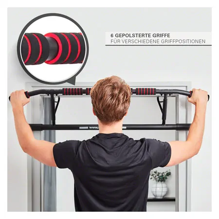 Sport-Tec door rack chin-up bar foldable incl. dip station