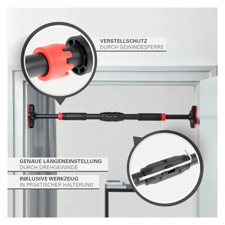 Sport-Tec door bar pull-up bar Pull-Up 10.0, 65-100 cm