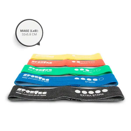Sport-Tec Fitness textile loop, 32x5,8 cm, light, red