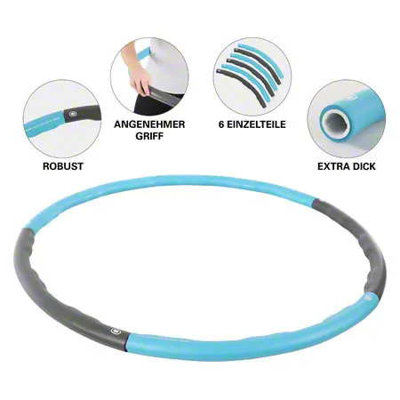 Sport-Tec Hula Hoop,  100 cm, 1,5 kg, incl. tape measure