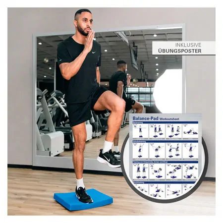 Sport-Tec Balance-Pad Robusta, 49 x 39 x 5,5 cm