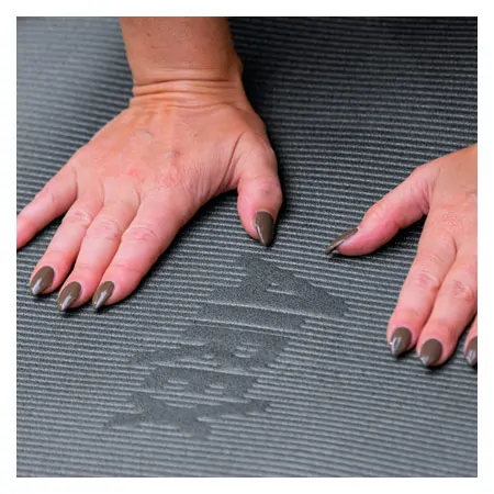 AIREX pilates and yoga mat 190 incl. eyelets, LxWxH 190x60x0.8 cm