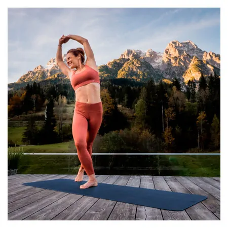 AIREX yoga mat CALYANA Start, LxWxH 185x65x0,5 cm, ocean blue