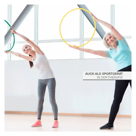Gymnastic hoops made of plastic,  60 cm, 300 g
