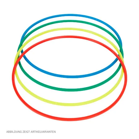 Gymnastic hoops made of plastic,  80 cm, 400 g